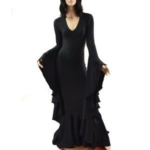 Coquetry Clothing Morticia Maxi Dress Costume- XS